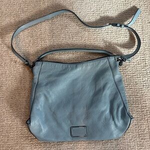 Marc Jacobs Light Blue Hobo Leather Bag